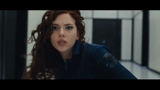 Scarlett Johansson and her perfect hair.